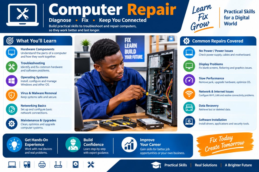 COMPUTER REAPIR AND MAINTENANCE